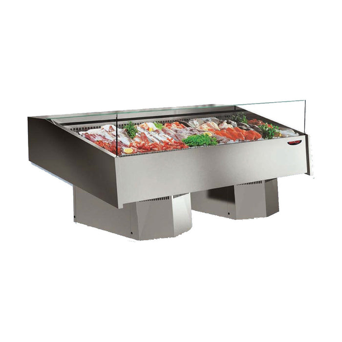 Bonvue Multiplexable Serve-Over Refrigerated Fish Open Display - FSG2000