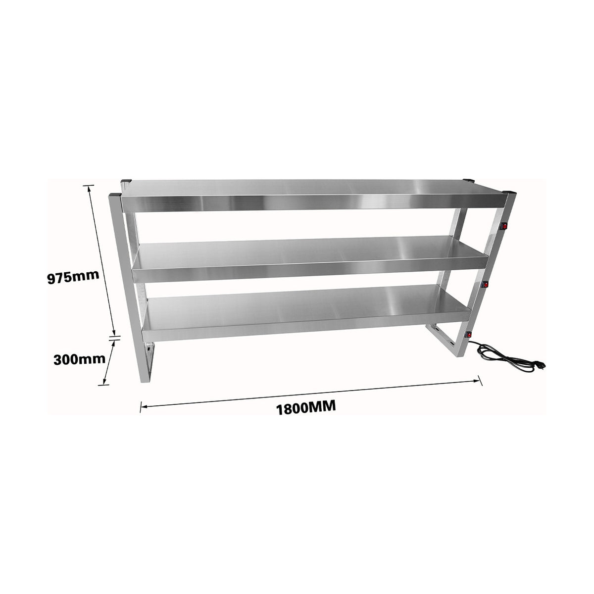 Benchstar Commercial Food Warmer with 15 Lamps – FW15L-183