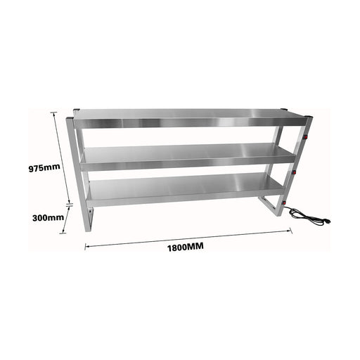 Benchstar Commercial Food Warmer with 15 Lamps – FW15L-183