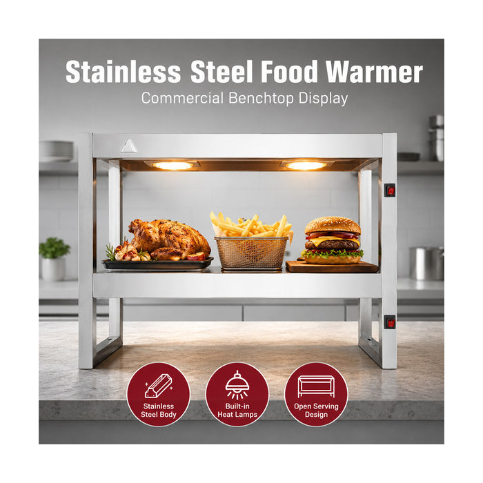 Benchstar Commercial Food Warmer with 4 Lamps – FW4L-092
