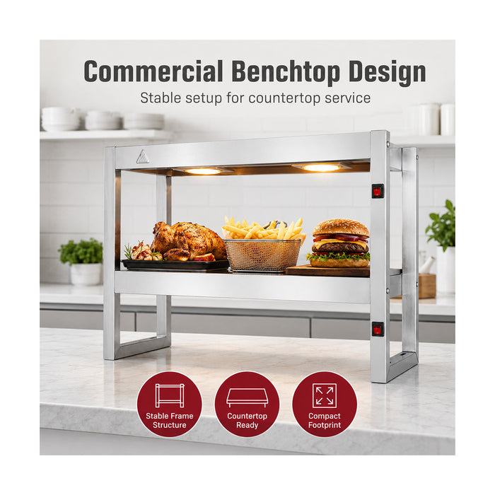 Benchstar Commercial Food Warmer with 4 Lamps – FW4L-092