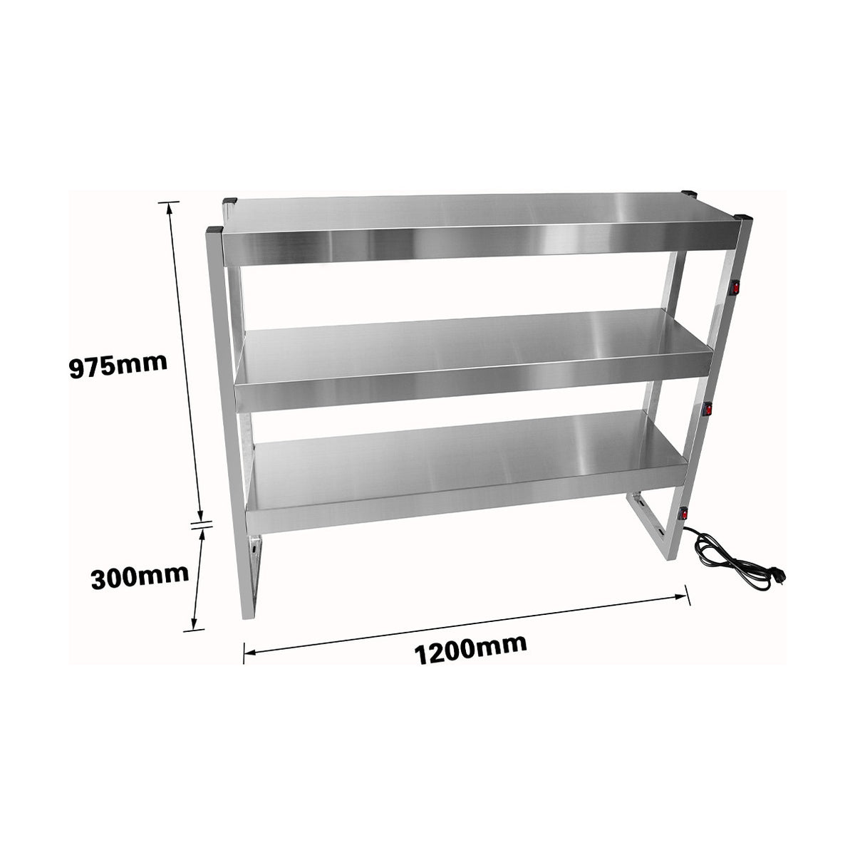 Benchstar Commercial Food Warmer with 9 Lamps – FW9L-123