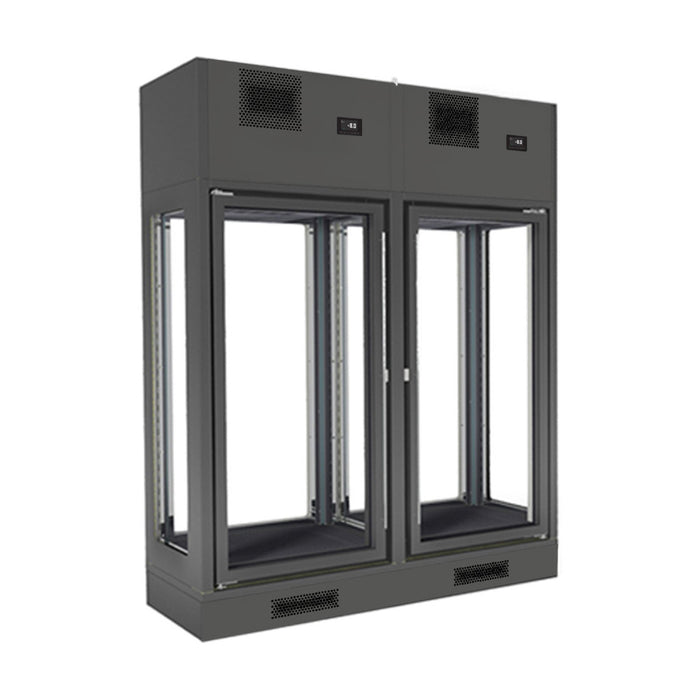 Fagor Dual Zone 2 Doors Black Wall-Mounted Wine Cellar - FWC-2302-2WB