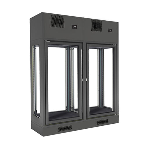 Fagor Dual Zone 2 Doors Black Wall-Mounted Wine Cellar - FWC-2602-2WB
