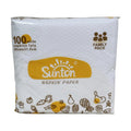 PakMax 1 ply 100 Sheets 1/4 Fold White Napkin - FWN114-315-100