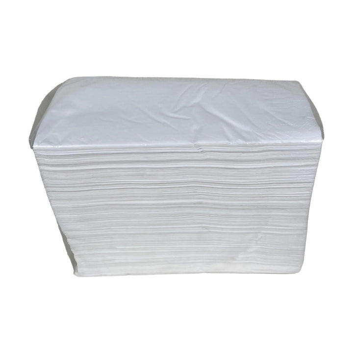 PakMax 2 ply 125 Sheets 1/8 Fold White Napkin - FWN218-400-125