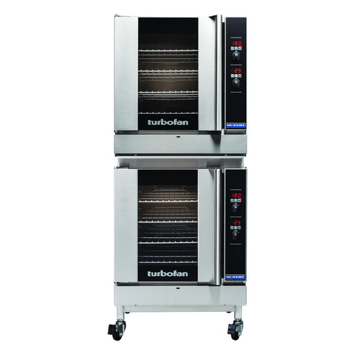 Turbofan Full Size Tray Digital Gas Convection Ovens Double Stacked - G32D4/2