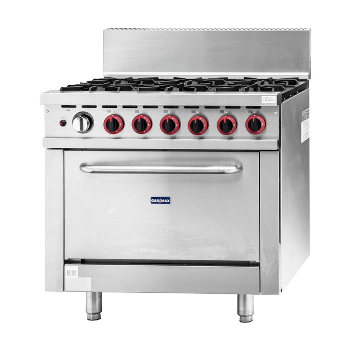 Gasmax 6 Burner with Oven Flame Failure LPG - GBS6TSLPG