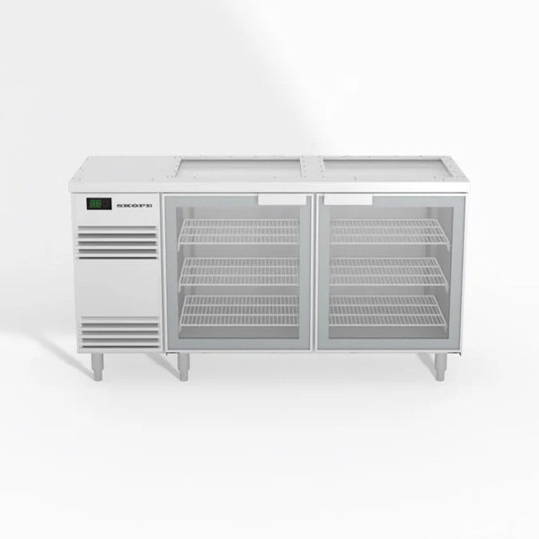 SKOPE Glass Chiller 2 Door - GC.2.GSW - White
