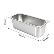 FED Gelato-5L Stainless Steel Pan - GELATO-5L