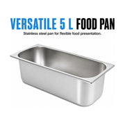 FED Gelato-5L Stainless Steel Pan - GELATO-5L