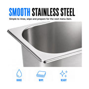 FED Gelato-5L Stainless Steel Pan - GELATO-5L