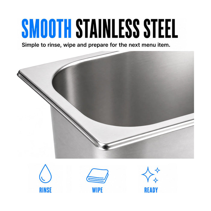 FED Gelato-5L Stainless Steel Pan - GELATO-5L