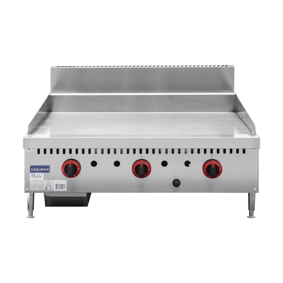 Gasmax Three Burner LPG Griddle Top - GG-36LPG