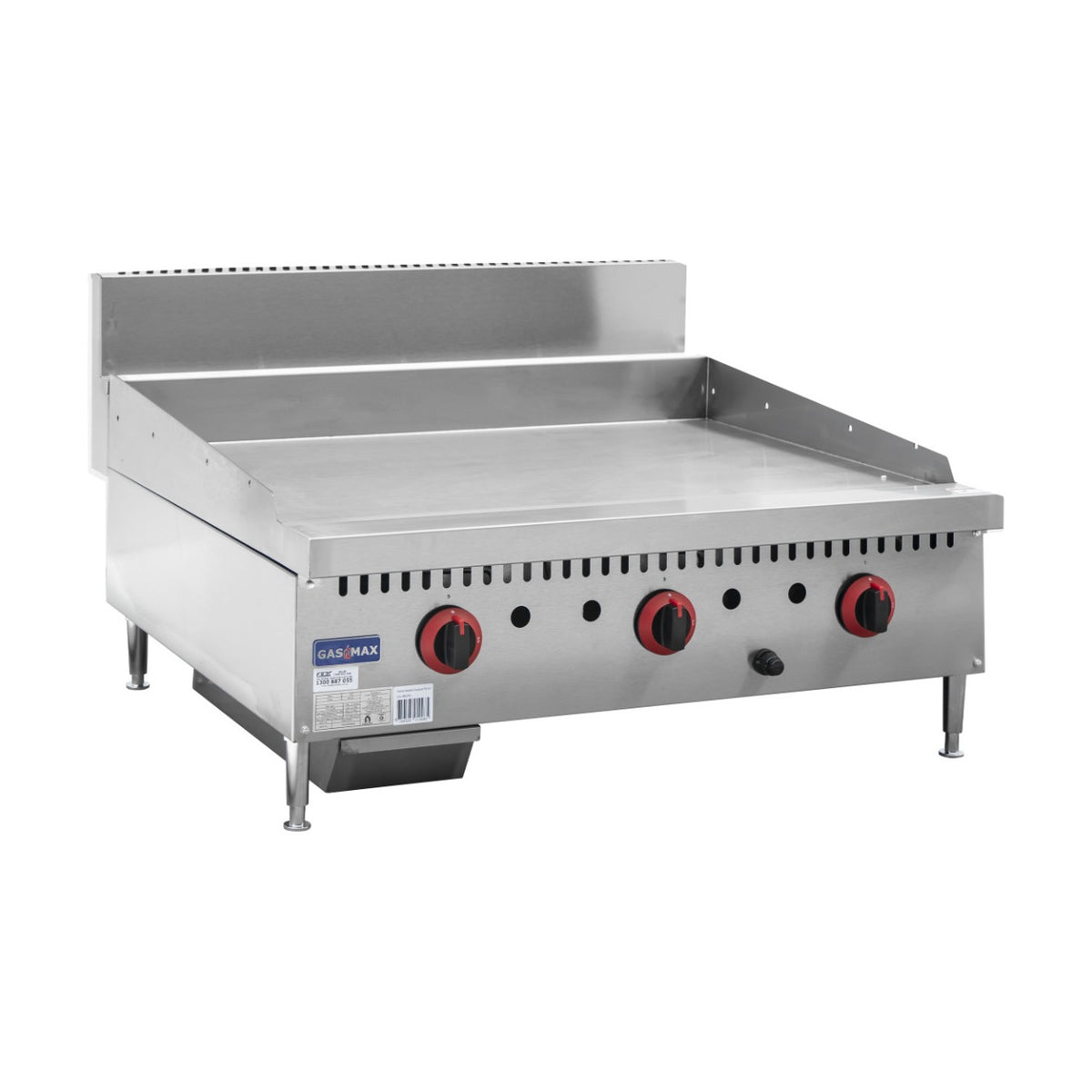 Gasmax Three Burner LPG Griddle Top - GG-36LPG