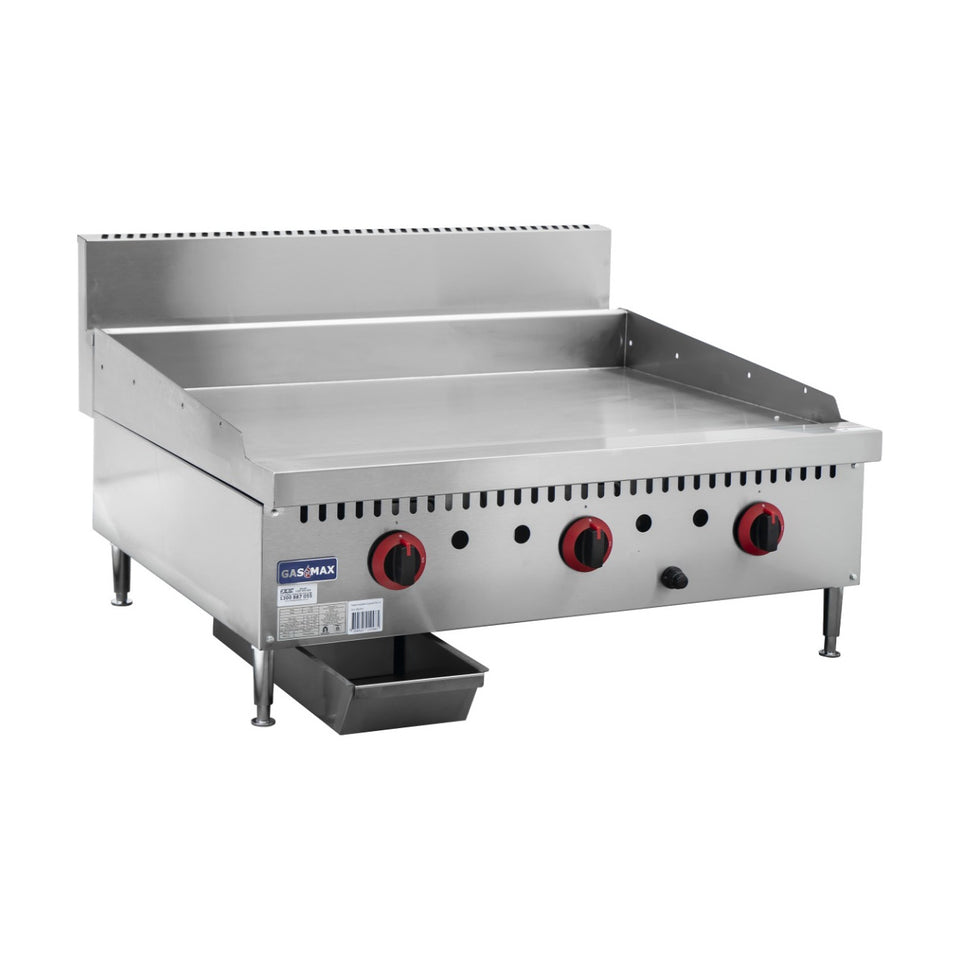 Gasmax Three Burner LPG Griddle Top - GG-36LPG