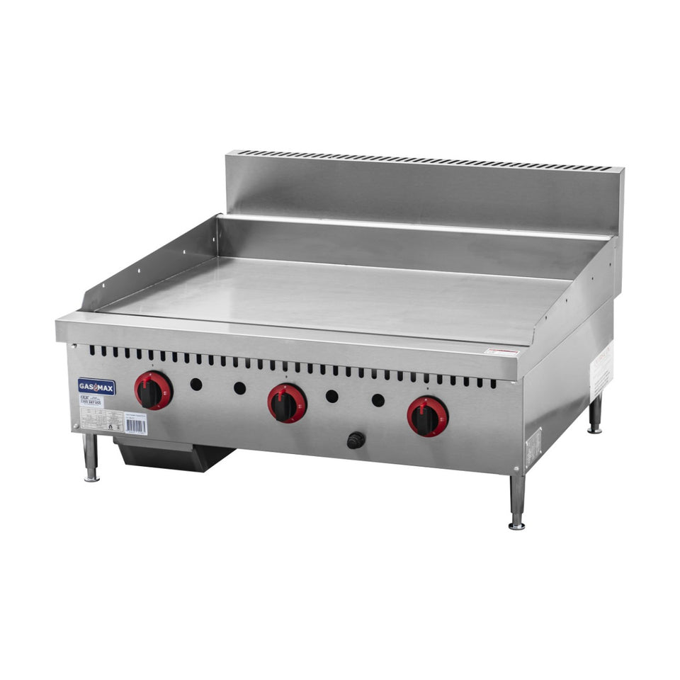Gasmax Three Burner LPG Griddle Top - GG-36LPG