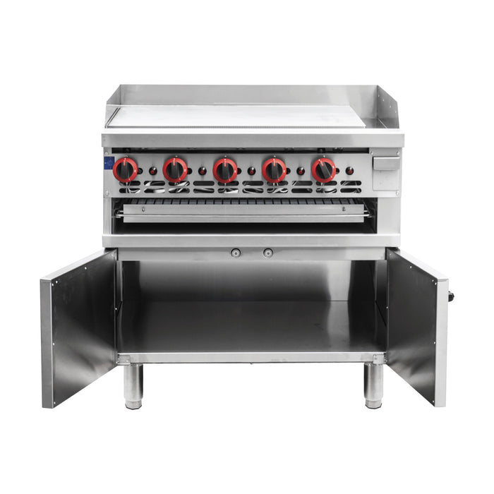 Gasmax Gas Griddle and Gas Toaster with Cabinet - GGS-36