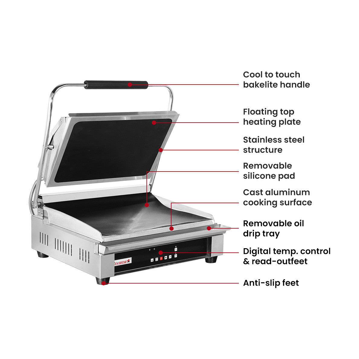 Benchstar Electric Grill Station - GH-819
