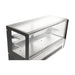 Bonvue Counter Top Square 2 Shelves Glass Cold Food Display 1200mm - GN-1200RT