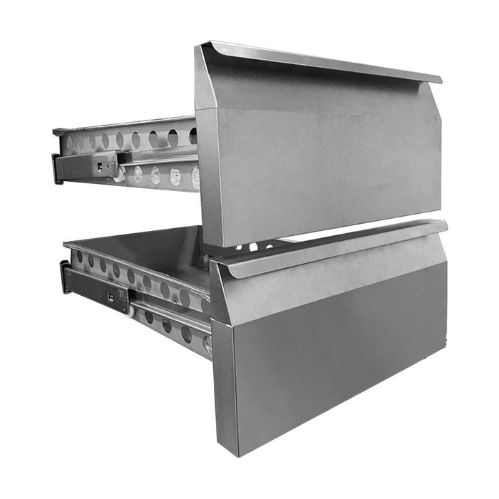 Thermaster Optional Set 2 Drawers for Solid Door Units - GN-2DRAWER