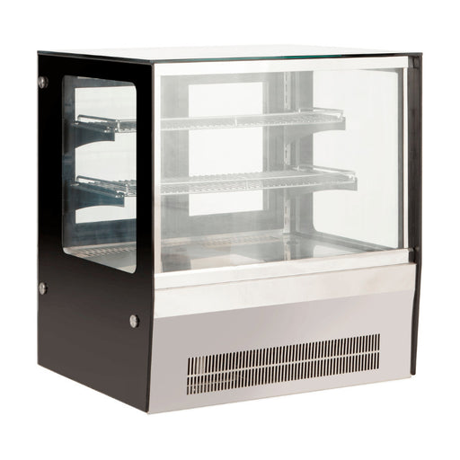 Bonvue Counter Top Square 2 Shelves Glass Cold Food Display 660mm - GN-660RT