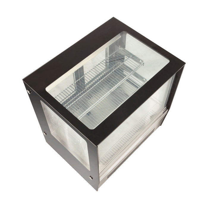 Bonvue Counter Top Square 2 Shelves Glass Cold Food Display 660mm - GN-660RT