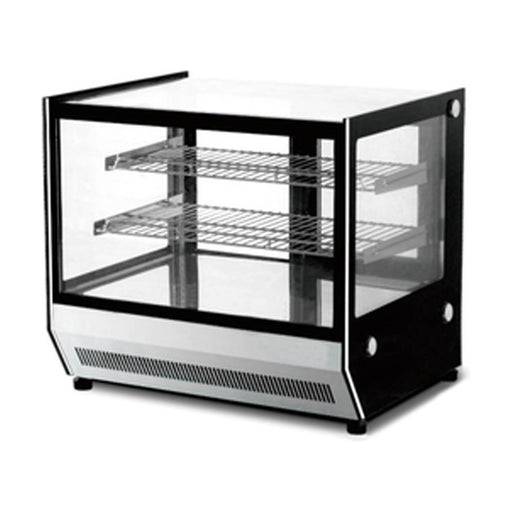 Bonvue Counter Top Square 2 Shelves Glass Hot Food Display 900mm - GN-900HRT