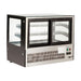 Bonvue Counter Top Square 2 Shelves Glass Cold Food Display 900mm - GN-900RT