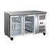 Thermaster 2 Glass Door Gastronorm Bench Fridge 313L - GN2100TNG