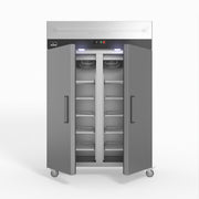AG Upright Double Stainless Steel Door Freezer 1000L - GNX1000BT