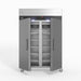 AG Upright Double Stainless Steel Door Freezer 1000L - GNX1000BT