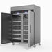 AG Upright Double Stainless Steel Door Freezer 1000L - GNX1000BT
