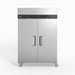 AG Upright Double Stainless Steel Door Fridge 1000L - GNX1000TN