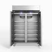 AG Upright Double Stainless Steel Door Fridge 1000L - GNX1000TN