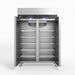 AG Upright Double Stainless Steel Door Fridge 1000L - GNX1000TN