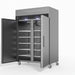 AG Upright Double Stainless Steel Door Fridge 1000L - GNX1000TN