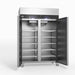 AG Upright Double Stainless Steel Door Fridge 1000L - GNX1000TN