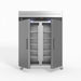 AG Upright Double Stainless Steel Door Freezer 1300L - GNX1400BT