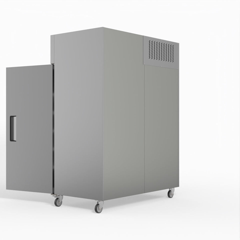 AG Upright Double Stainless Steel Door Freezer 1300L - GNX1400BT