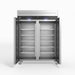 AG Upright Double Stainless Steel Door Fridge 1300L - GNX1400TN