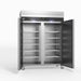 AG Upright Double Stainless Steel Door Fridge 1300L - GNX1400TN