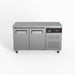 AG Commercial Two Door Worktop / Under Bench Freezer 700mm Depth 282L - GNX2100BT