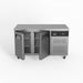 AG Commercial Two Door Worktop / Under Bench Freezer 700mm Depth 282L - GNX2100BT
