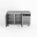 AG Commercial Two Door Worktop / Under Bench Freezer 700mm Depth 282L - GNX2100BT