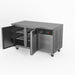 AG Commercial Two Door Worktop / Under Bench Freezer 700mm Depth 282L - GNX2100BT