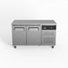 AG Two Door Commercial Worktop / Under Bench Fridge 700mm Depth 282L - GNX2100TN
