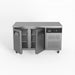 AG Two Door Commercial Worktop / Under Bench Fridge 700mm Depth 282L - GNX2100TN