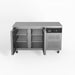 AG Two Door Commercial Worktop / Under Bench Fridge 700mm Depth 282L - GNX2100TN