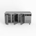 AG Commercial Three Door Worktop / Under Bench Freezer 700mm Depth 417L - GNX3100BT